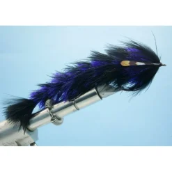 Fly Fishing^ Chocklett's Feather Changer (LARGE double hook) Black & Purple - Your Premium Fishing Gear Store Rods Lines Baits Accessories
