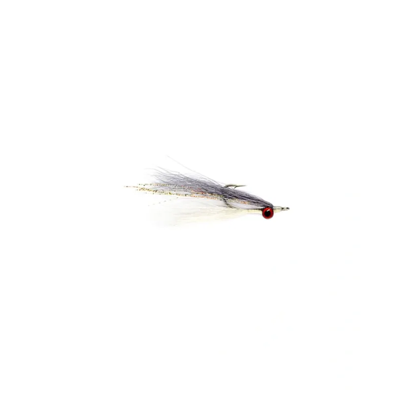 Shop All^ Clouser Minnow Gray & White - Your Premium Fishing Gear Store Rods Lines Baits Accessories