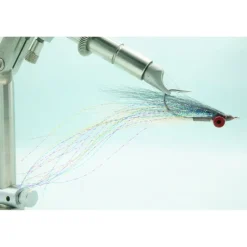 Fly Fishing^ Clouser Minnow Gray White #2/0 - Your Premium Fishing Gear Store Rods Lines Baits Accessories