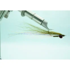 Fly Fishing^ Clouser Minnow Olive/White #02 - Your Premium Fishing Gear Store Rods Lines Baits Accessories