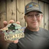 Fly Fishing^ Cody's Fish Rocky Mountain Brown Trout Logo Sticker - Your Premium Fishing Gear Store Rods Lines Baits Accessories