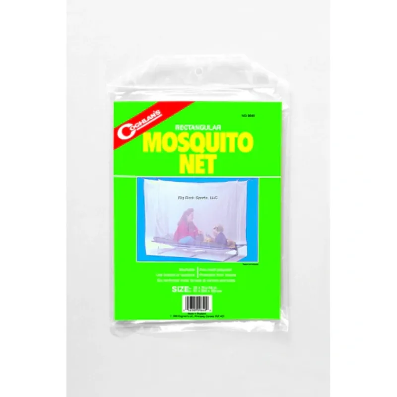 Shop All^ Coghlans Fine Mesh Mosquito Net 32"x78"x59" Rectangle - Your Premium Fishing Gear Store Rods Lines Baits Accessories