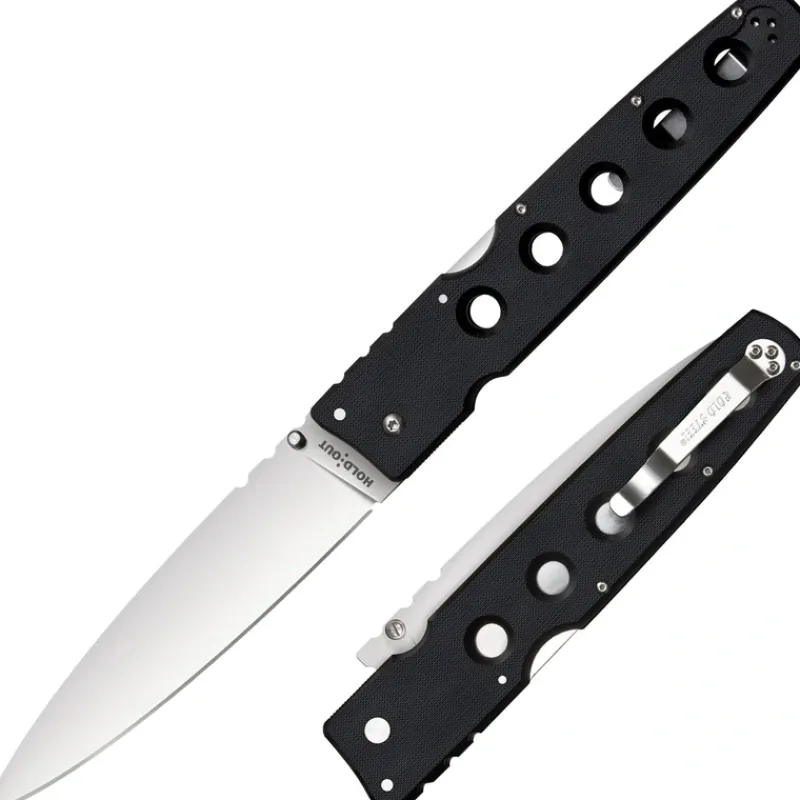 Shop All^ Cold Steel Hold Out Folding Knife, 6" Blade, 13 3/16" Overall - Your Premium Fishing Gear Store Rods Lines Baits Accessories