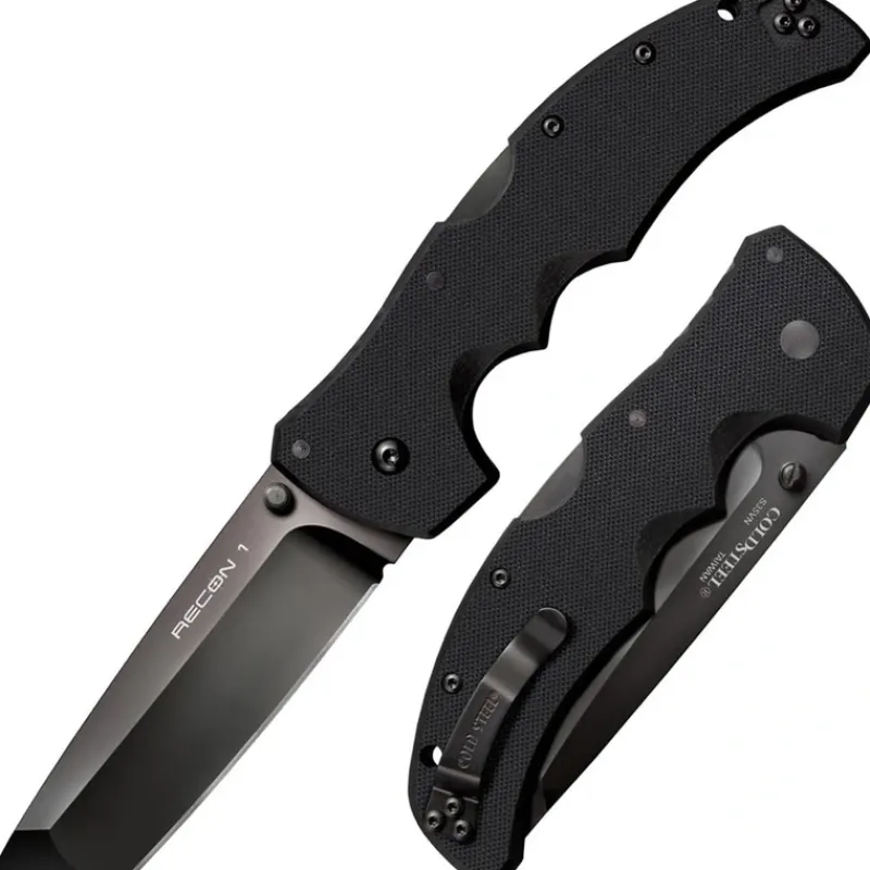 Shop All^ Cold Steel Recon 1 Folding Knife, 4" Tanto Blade, 9 3/8" Overall - Your Premium Fishing Gear Store Rods Lines Baits Accessories