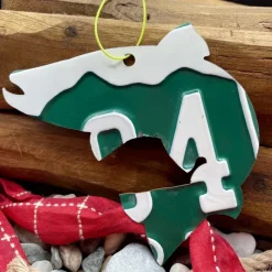 Fishing Line^ Colorado Trout License Plate Christmas Ornament - Your Premium Fishing Gear Store Rods Lines Baits Accessories