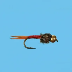 Fly Fishing^ Copper John - Red - Your Premium Fishing Gear Store Rods Lines Baits Accessories