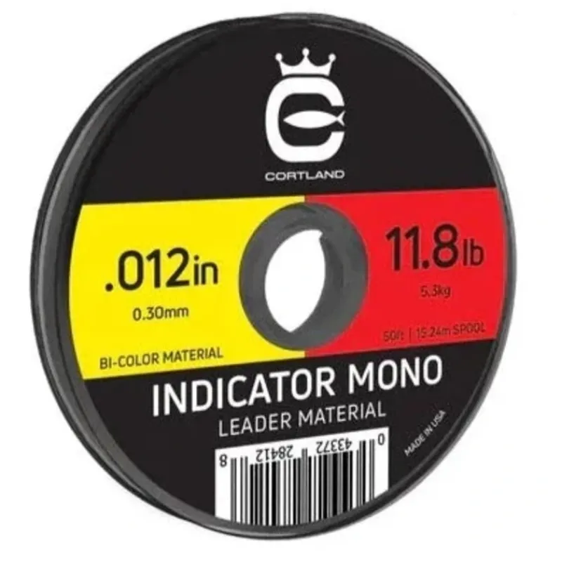Fishing Line^ CORTLAND INDICATOR MONO LEADER MATERIAL - Your Premium Fishing Gear Store Rods Lines Baits Accessories
