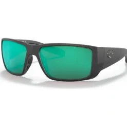 Shop All^ Costa Blackfin Pro Sunglasses Matte Black Green Mirror 580G - Your Premium Fishing Gear Store Rods Lines Baits Accessories