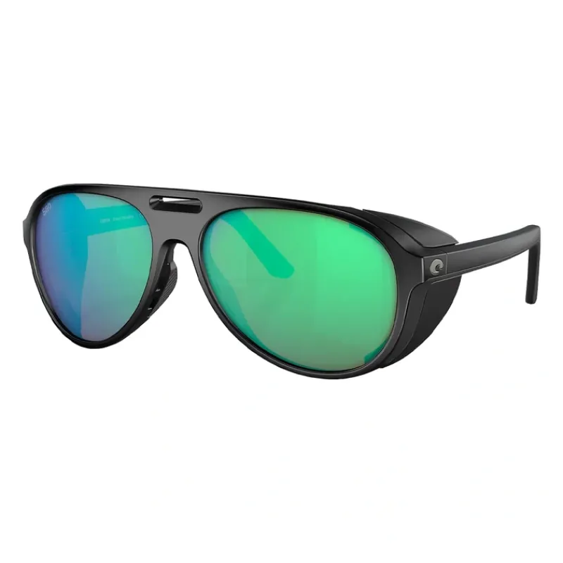 Shop All^ Costa Grand Catalina Sunglasses Matte Black Green Mirror 580G - Your Premium Fishing Gear Store Rods Lines Baits Accessories