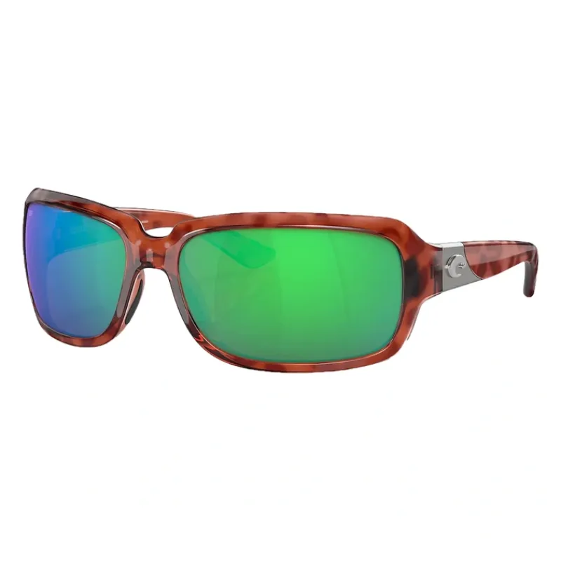 Shop All^ Costa Isabela Sunglasses Tortoise Green Mirror 580P - Your Premium Fishing Gear Store Rods Lines Baits Accessories