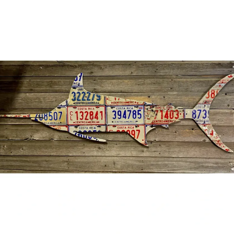 Shop All^ Costa Rica Marlin License Plate Art - Your Premium Fishing Gear Store Rods Lines Baits Accessories