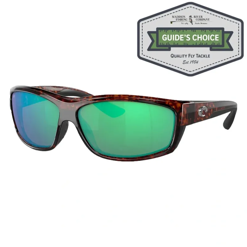 Shop All^ Costa Saltbreak Sunglasses Tortoise Green Mirror 580G - Your Premium Fishing Gear Store Rods Lines Baits Accessories