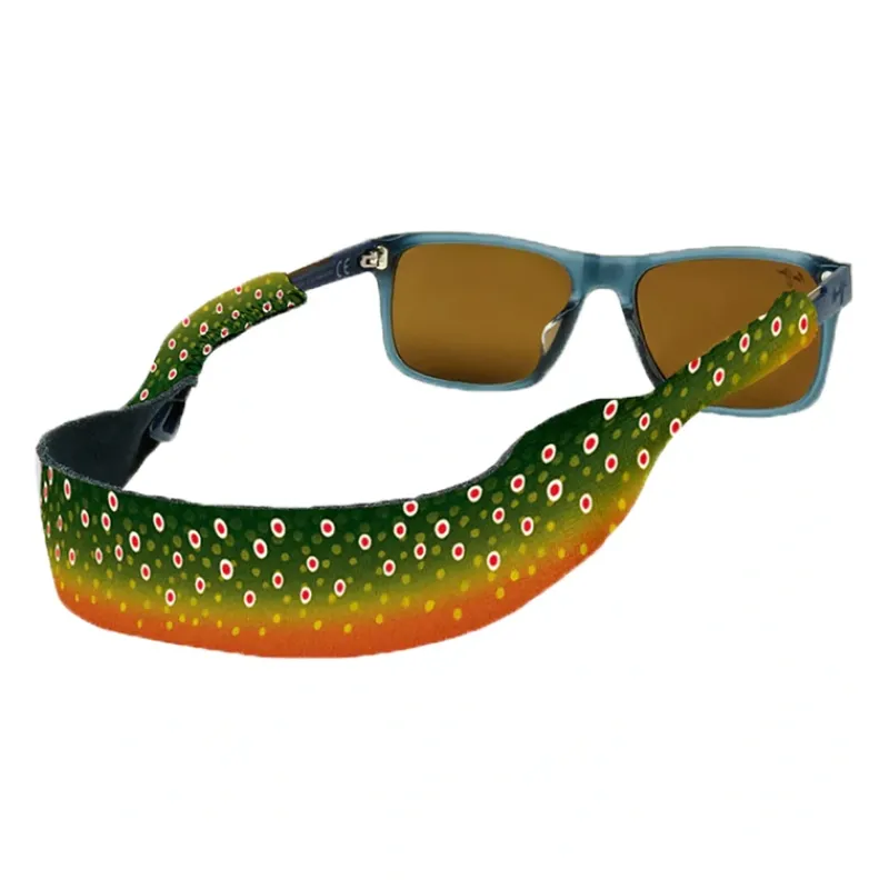 Shop All^ Croakies Croakie Print Brook Fish Skin - Your Premium Fishing Gear Store Rods Lines Baits Accessories