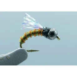 Fly Fishing^ Crystal Dip Bead Olive #18 - Your Premium Fishing Gear Store Rods Lines Baits Accessories