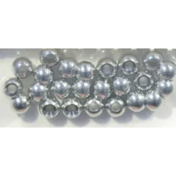 Fly Fishing^ Cyclops Bead Eyes - Nickel - Your Premium Fishing Gear Store Rods Lines Baits Accessories
