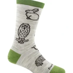 Shop All^ Darn Tough Womens Woodland Creatures Crew Sock Light - Your Premium Fishing Gear Store Rods Lines Baits Accessories