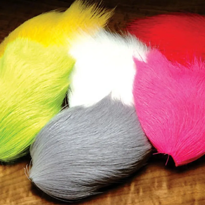 Shop All^ Deer Belly Hair Dyed From White - Your Premium Fishing Gear Store Rods Lines Baits Accessories