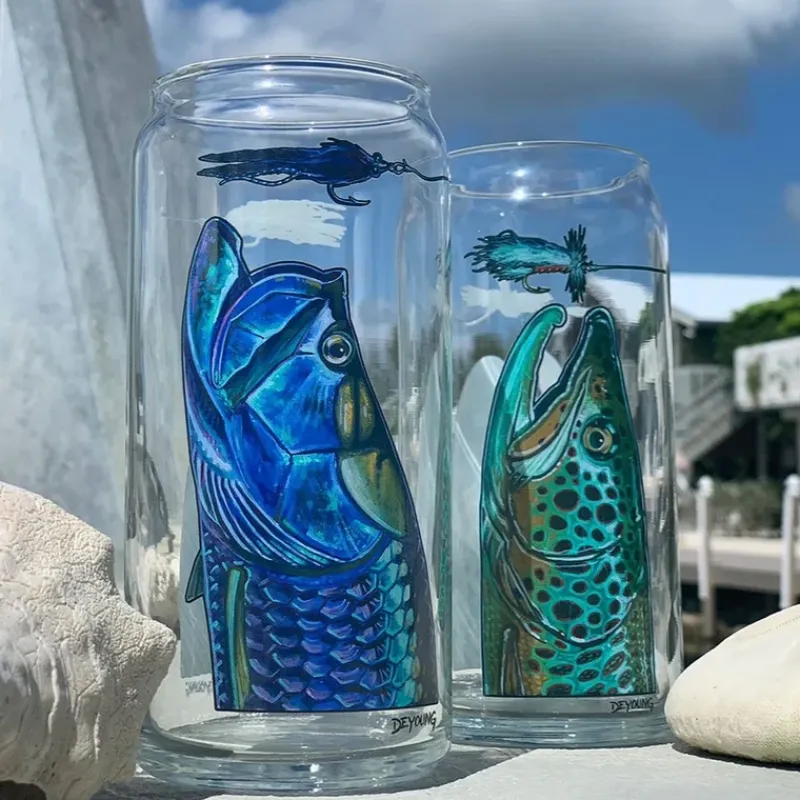 Shop All^ DeYoung Beer Can Pilsner Glass - Your Premium Fishing Gear Store Rods Lines Baits Accessories