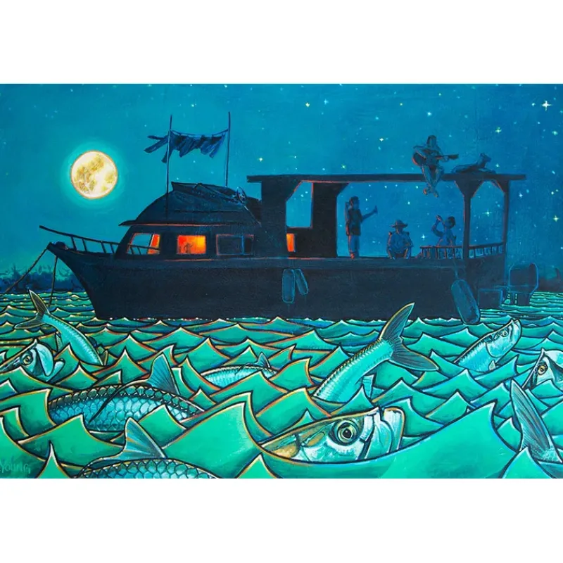 Shop All^ DeYoung Tarpon Cuban Spongers Canvas Print - Your Premium Fishing Gear Store Rods Lines Baits Accessories