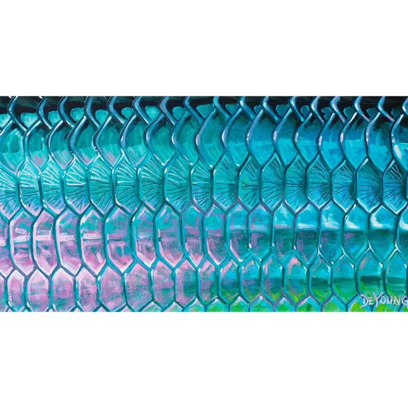 Shop All^ DeYoung Tarpon Flank Emerald Canvas Print - Your Premium Fishing Gear Store Rods Lines Baits Accessories