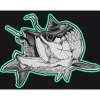 Fly Fishing^ DeYoung Tarpon Sketch Sticker - Your Premium Fishing Gear Store Rods Lines Baits Accessories