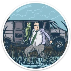 Shop All^ Down by the River Sticker - Your Premium Fishing Gear Store Rods Lines Baits Accessories