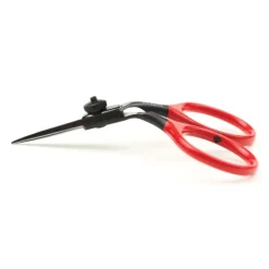 Shop All^ Dr. Slick Black Widow All Purpose Razor Scissor 4" Bent Shaft Black and Red - Your Premium Fishing Gear Store Rods Lines Baits Accessories