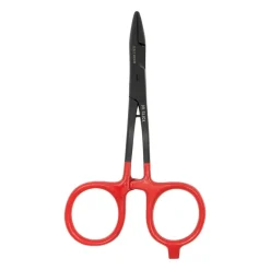 Shop All^ Dr. Slick Black Widow Scissor Clamp 5" Bent Shaft Black and Red Straight - Your Premium Fishing Gear Store Rods Lines Baits Accessories