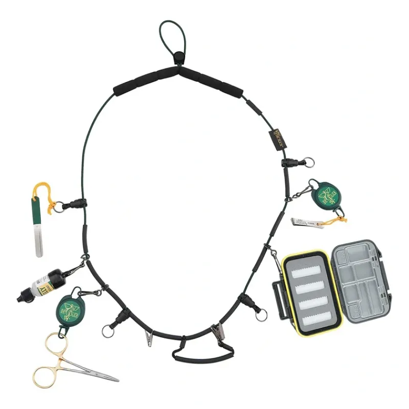 Shop All^ Dr. Slick Fully Loaded Necklace with NSJO Nipper, C5G Clamp, HFG4 Hook File and Bug Jelly - Your Premium Fishing Gear Store Rods Lines Baits Accessories