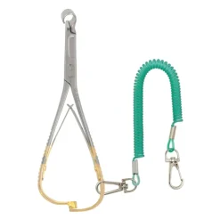 Fly Fishing^ Dr. Slick SlickRelease Mitten Scissor Clamp 6" Gold Loops Curved - Your Premium Fishing Gear Store Rods Lines Baits Accessories