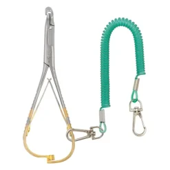 Fly Fishing^ Dr. Slick SlickRelease Mitten Scissor Clamp 5" Gold Loops Curved - Your Premium Fishing Gear Store Rods Lines Baits Accessories