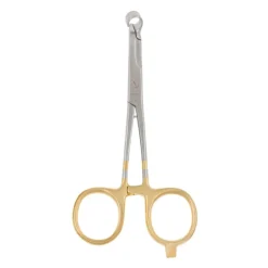 Fly Fishing^ Dr. Slick SlickRelease Scissor Clamp 6" Gold Loops Curved - Your Premium Fishing Gear Store Rods Lines Baits Accessories