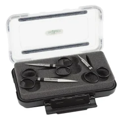 Fly Fishing^ Dr. Slick Tungsten Carbide Scissors in Large Fly Box - Your Premium Fishing Gear Store Rods Lines Baits Accessories