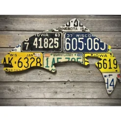 Shop All^ Driftless Trout Antique License Plate Art - Your Premium Fishing Gear Store Rods Lines Baits Accessories