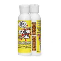 Bait^ Fat Cow Jigging Gel Fish Attractant, 2oz, Menhaden - Your Premium Fishing Gear Store Rods Lines Baits Accessories