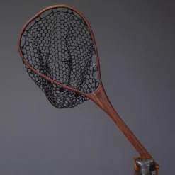 Fly Fishing^ Fat Jake 16"x12" - Walnut Fly Fishing Traditional Landing Net - Your Premium Fishing Gear Store Rods Lines Baits Accessories