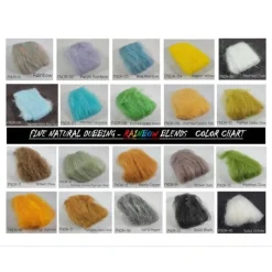 Shop All^ Fine Natural Dubbing - Rainbow Blend - Your Premium Fishing Gear Store Rods Lines Baits Accessories
