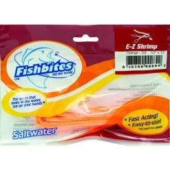 Bait^ Fishbites E-Z Shrimp Fast Acting Bait Strips, 12", 2pk - Your Premium Fishing Gear Store Rods Lines Baits Accessories