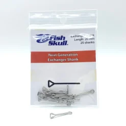 Fly Fishing^ Fish-Skull ESH 20mm Exchanger Shank pkg of 25 - Your Premium Fishing Gear Store Rods Lines Baits Accessories
