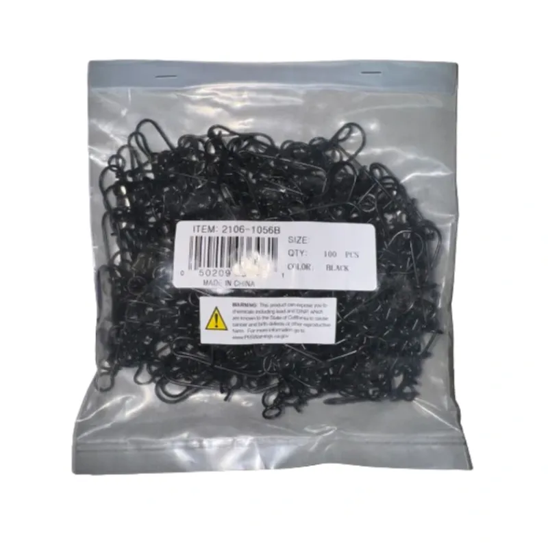 Bait^ F.J Neil 100 Pack 1/0 Black 3Way W/#56 Snap - Your Premium Fishing Gear Store Rods Lines Baits Accessories