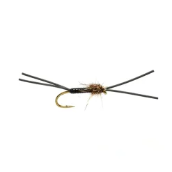 Fly Fishing^ Flagler's Little Black Stone Nymph - Your Premium Fishing Gear Store Rods Lines Baits Accessories