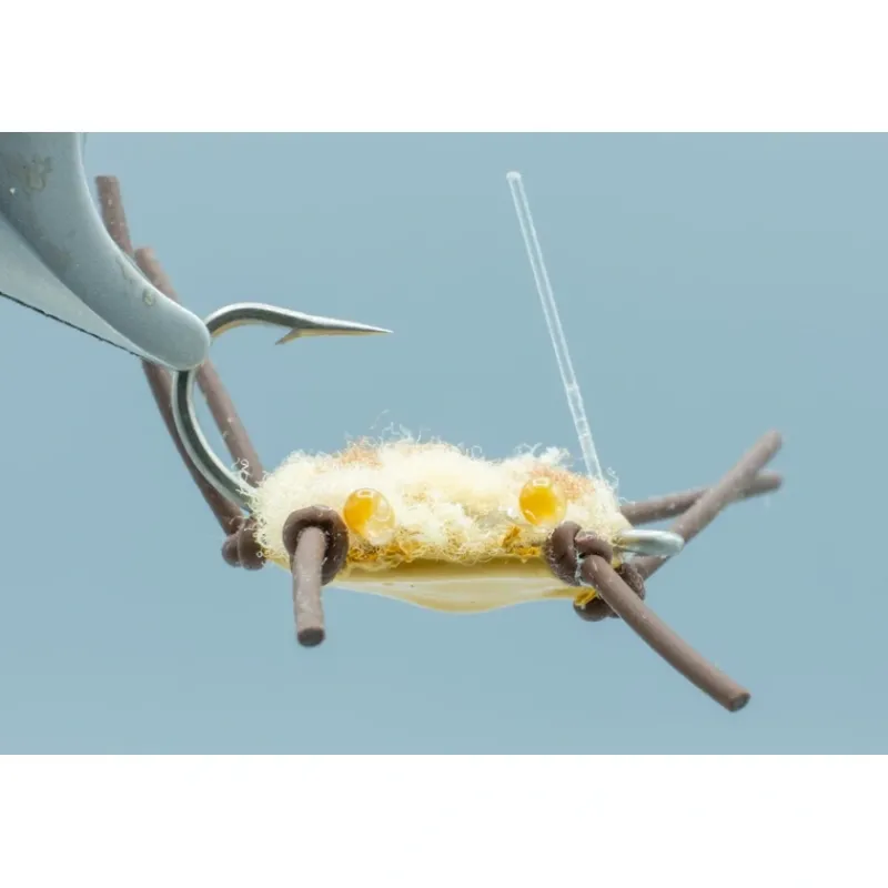 Shop All^ Flats Crab - Mottled Tan #6 - Your Premium Fishing Gear Store Rods Lines Baits Accessories