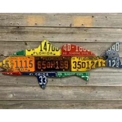 Shop All^ Florida Antique Redfish License Plate Art - Your Premium Fishing Gear Store Rods Lines Baits Accessories