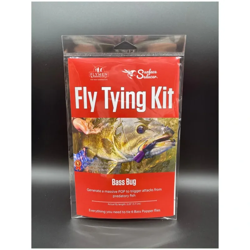 Fly Fishing^ FlyMen Fly Tying Kit - Bass Popper - Your Premium Fishing Gear Store Rods Lines Baits Accessories