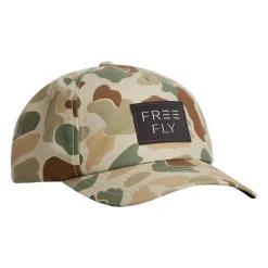 Fly Fishing^ Free Fly Camo 5-Panel Hat Vintage Camo - Your Premium Fishing Gear Store Rods Lines Baits Accessories