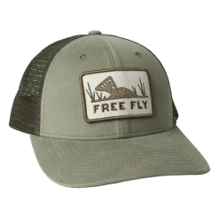 Fly Fishing^ Free Fly High Hopes Snapback Capers Green - Your Premium Fishing Gear Store Rods Lines Baits Accessories