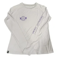 Fly Fishing^ Free Fly MTS Logo Bamboo Womens Weekender L/S Shirt - Washed Orchid X-Small - Your Premium Fishing Gear Store Rods Lines Baits Accessories