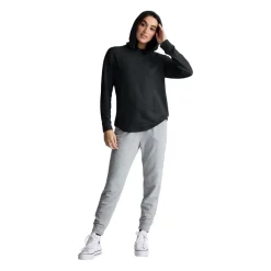 Fly Fishing^ Free Fly Womens Bamboo Lightweight Fleece Hoodie Heather Black - Your Premium Fishing Gear Store Rods Lines Baits Accessories