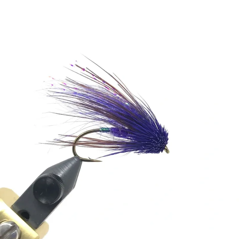 Fly Fishing^ Free Rise Muddler Size 6 - Purple - Your Premium Fishing Gear Store Rods Lines Baits Accessories