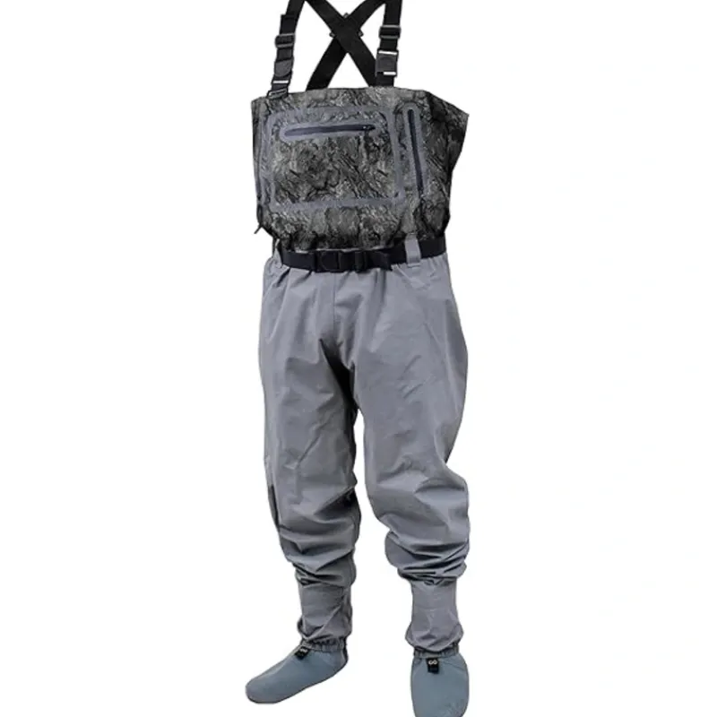 Shop All^ Frogg Toggs Men's Hellbender 2.0 Stockingfoot Chest Wader, XXL, RT Charcoal - Your Premium Fishing Gear Store Rods Lines Baits Accessories